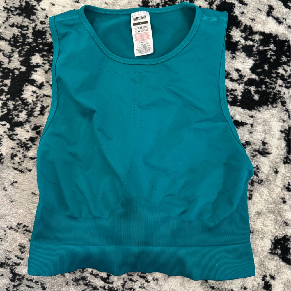 Gymshark Vibrant Blue Crop Top